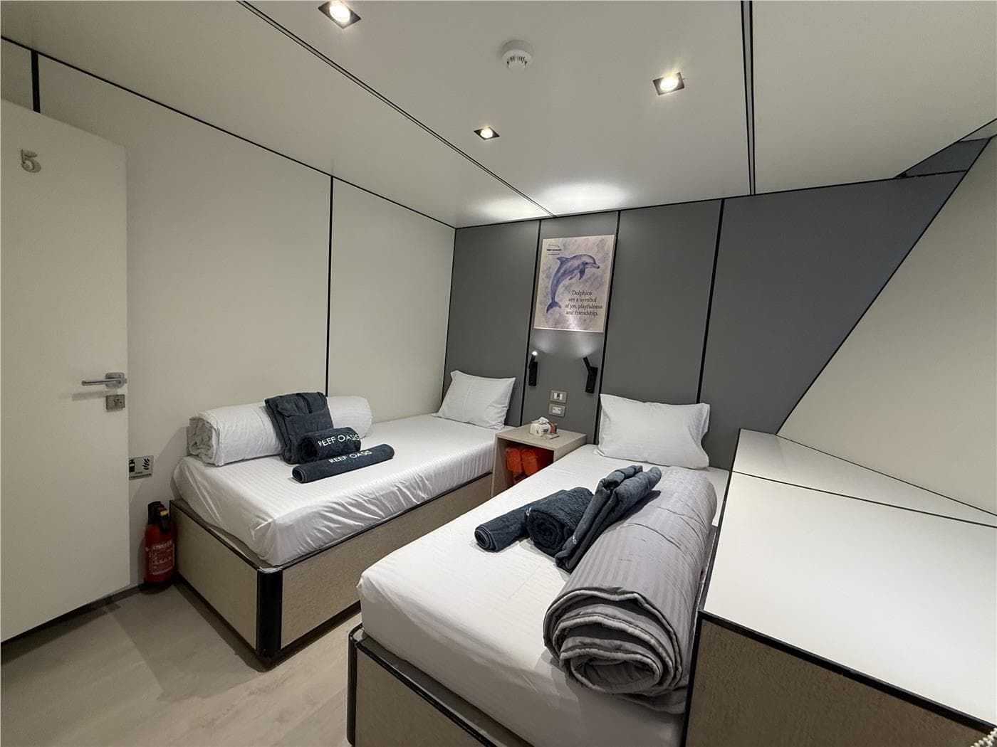 Twin Bed - Lower Deck
