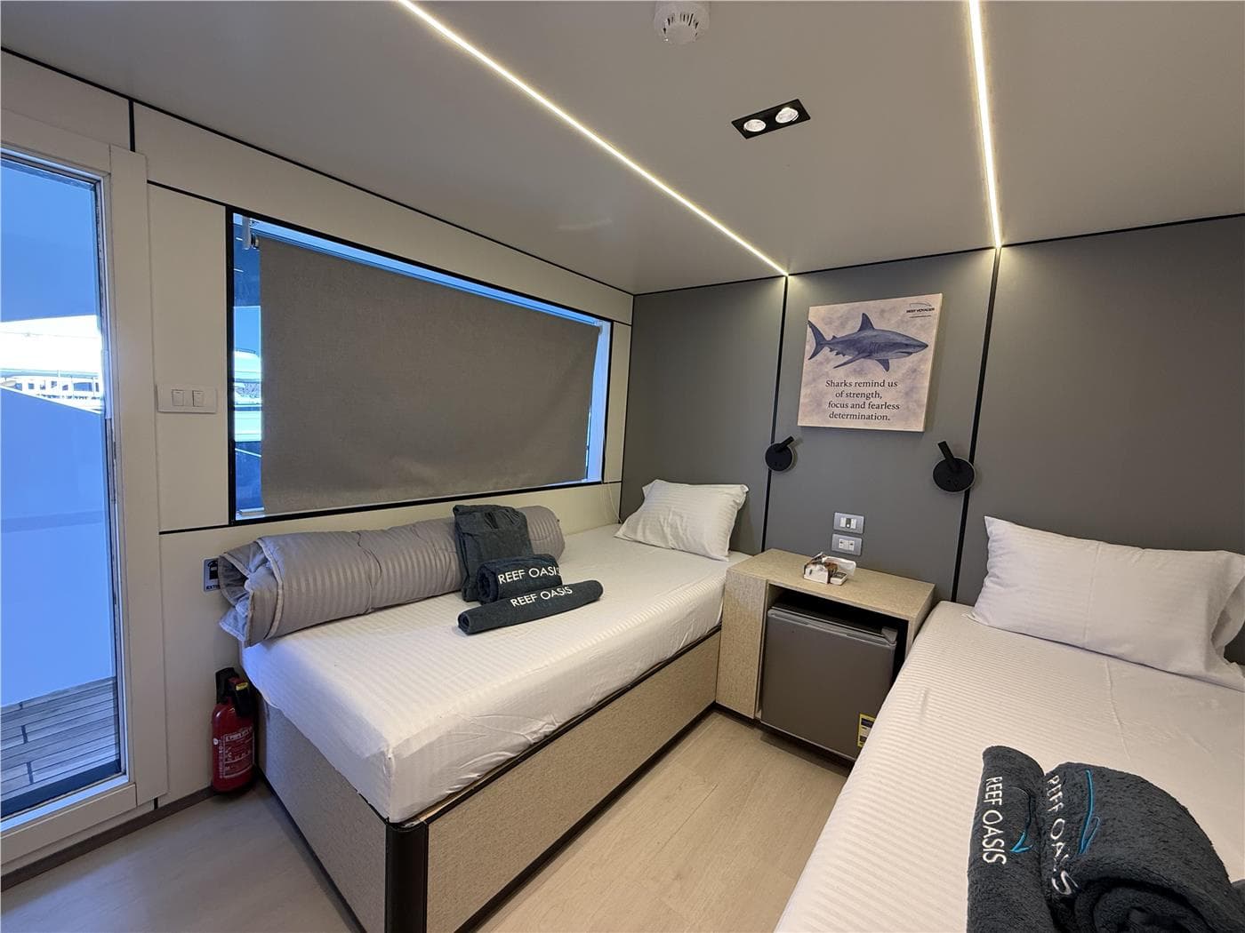Twin Bed - Upper Deck